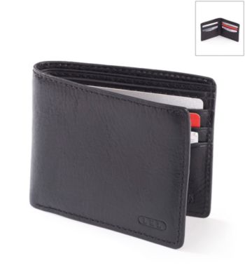 Lauren® Men's Black Oil-Milled Billfold Wallet
