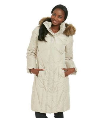 Calvin Klein Down-Blend Coat with Stitching