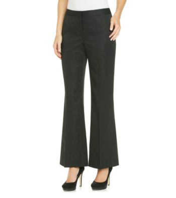 Evan-Picone® Shine Pinstripe Flared Pant