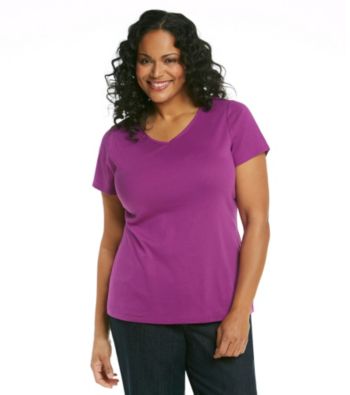 Relativity® Plus Size Solid V-Neck