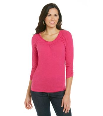 Relativity® Petites' Ruched Top