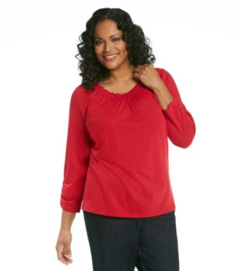Relativity® Plus Size Ruched Top