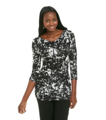 Relativity® Career Drapeneck Top