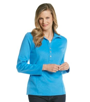 Studio Works® Petites' Princess Henley Layered-Look Top