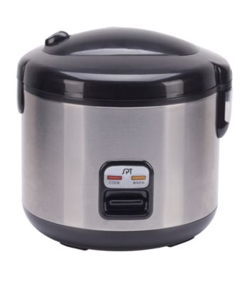 Sunpentown® Small 6-Cup Stainless Steel Rice Cooker