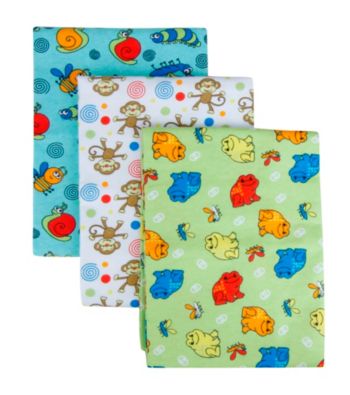 Trend Lab 3-pk. Receiving Blanket Set - Bugs