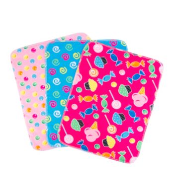 Trend Lab 3-pk. Flannel Burp Cloths - Candy