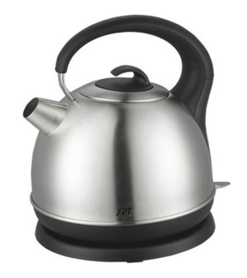 Sunpentown® Round Stainless Steel Cordless Kettle