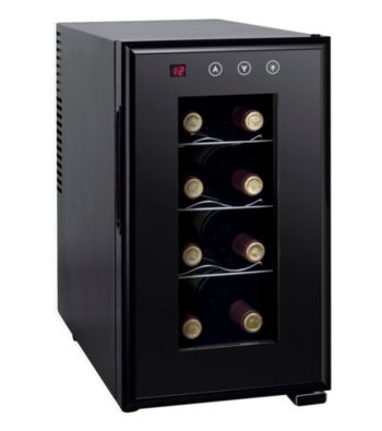 Sunpentown® Upright 8-Bottle Thermo-Electric Wine Cooler with Heat