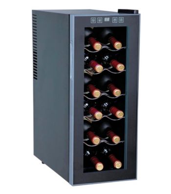 Sunpentown 12-Bottle Thermo-Electric Slim Wine Cooler