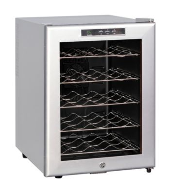 Sunpentown® 20-Bottle Thermo-Electric Wine Cooler with LED Temperature Display