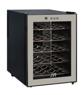 Sunpentown® 20-Bottle Thermo-Electric Wine Cooler with Touch-Sensitive Control Panel and LED Temperature Display