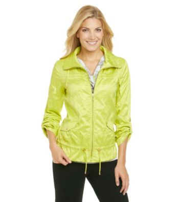 Laura Ashley® Lemongrass Crinkle Anorak Jacket