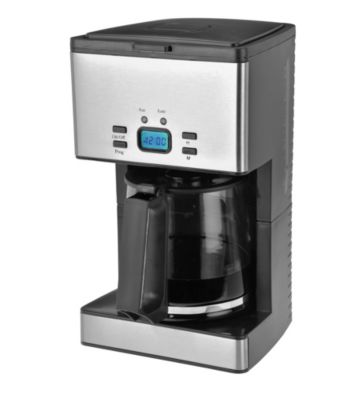 Kalorik 12-Cup Programmable Stainless Steel Coffee Maker