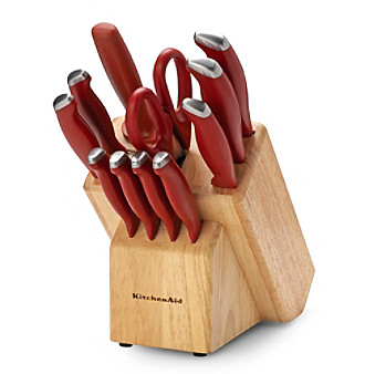 KitchenAid® Classic Soft Grip Red 12-pc. Cutlery Set