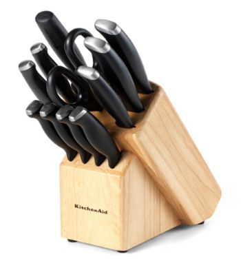 KitchenAid® Classic Soft Grip Black 12-pc. Cutlery Set