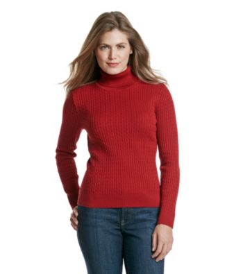 Jeanne Pierre® Petites' Baby Cable Turtleneck Sweater