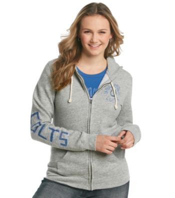 Junk Food Juniors' Colts Front Zip Hoodie