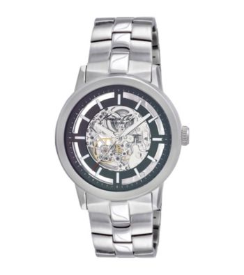 Kenneth Cole New York® Silvertone Men's Automatic Stainless Steel Bracelet Watch