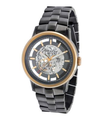 Kenneth Cole New York® Men's Automatic Gunmetal Stainless Steel Bracelet Watch