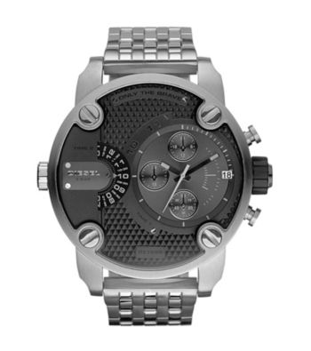 Diesel Silver Men's Little Daddy Watch