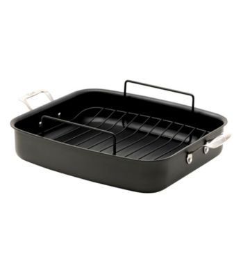 Emerilware® Hard Anodized Roaster with Non-Stick Rack