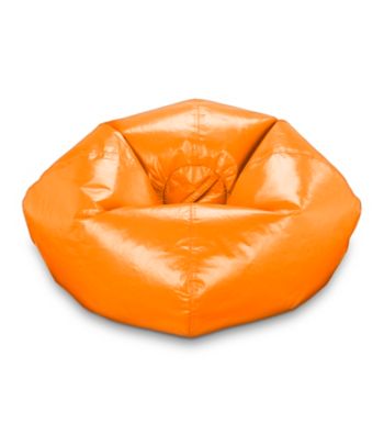 Ace Bayou Orange Vinyl Bean Bag