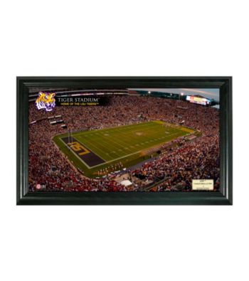 Louisiana State University Stadium Gridiron Photo by Highland Mint