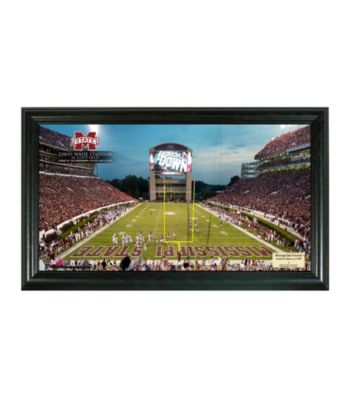 Mississippi State University Stadium Gridiron Photo by Highland Mint