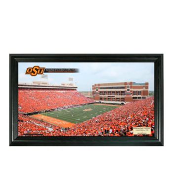 Oklahoma State University Stadium Gridiron Photo by Highland Mint
