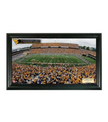 West Virginia University Stadium Gridiron Photo by Highland Mint