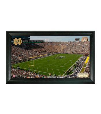 University of Notre Dame Stadium Gridiron Photo by Highland Mint