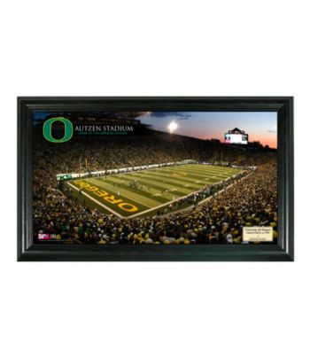 University of Oregon Stadium Gridiron Pano by Highland Mint