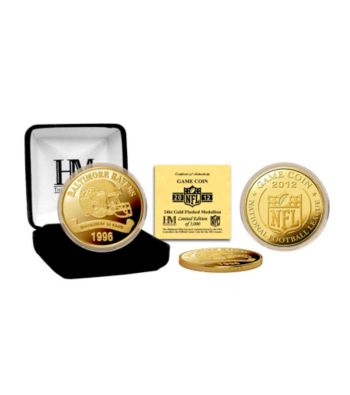 Baltimore Ravens 2012 Gold Game Coin by Highland Mint