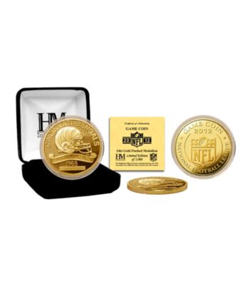 Cincinnati Bengals 2012 Gold Game Coin by Highland Mint