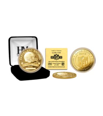 Cleveland Browns 2012 Gold Game Coin by Highland Mint