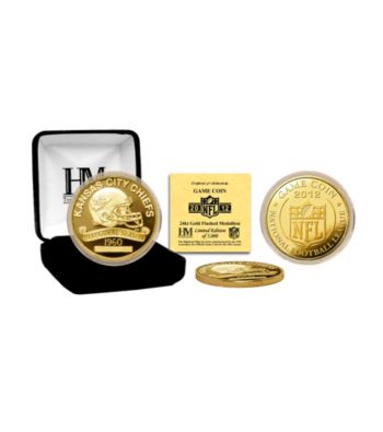 Kansas City Chiefs 2012 Gold Game Coin by Highland Mint