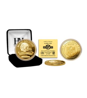 Miami Dolphins 2012 Gold Game Coin by Highland Mint