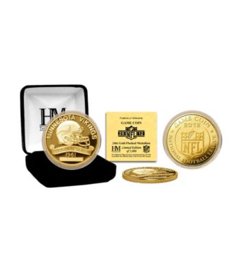 Minnesota Vikings 2012 Gold Game Coin by Highland Mint