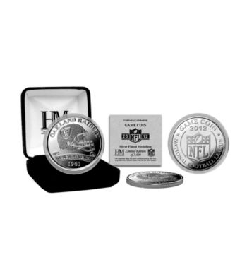 Oakland Raiders 2012 Silver Game Coin by Highland Mint