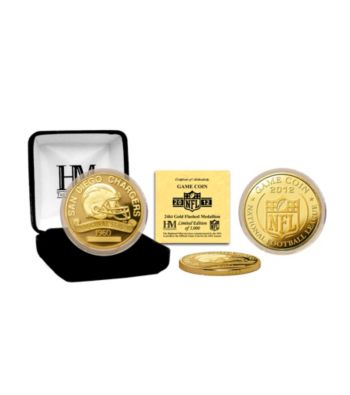 San Diego Chargers 2012 Gold Game Coin by Highland Mint