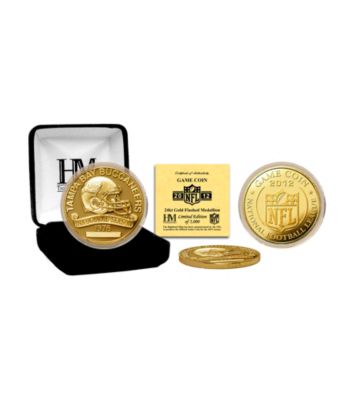Tampa Bay Buccaneers 2012 Gold Game Coin by Highland Mint