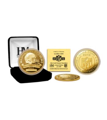 Washington Redskins 2012 Gold Game Coin by Highland Mint