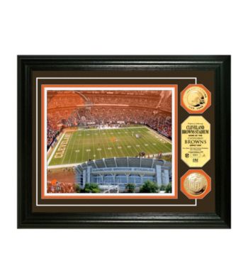 Browns Stadium Gold Coin Photomint by Highland Mint
