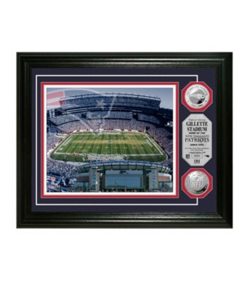 Gillette Stadium Silver Coin Photomint by Highland Mint