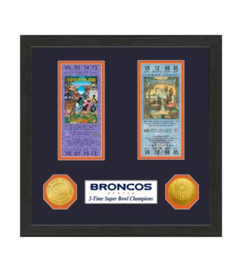 Denver Broncos SB Championship Ticket Collection by Highland Mint