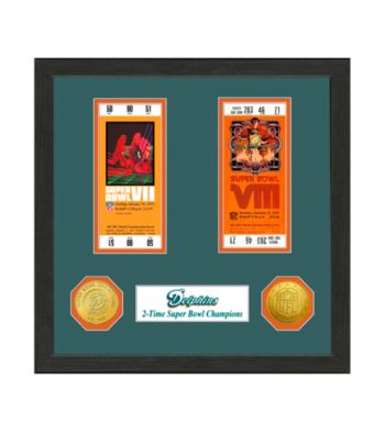 Miami Dolphins SB Championship Ticket Collection by Highland Mint