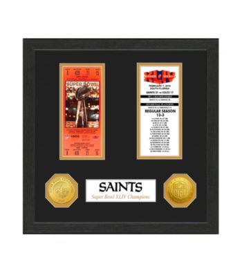 New Orleans Saints SB Championship Ticket Collection by Highland Mint