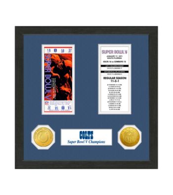 Baltimore Colts SB Championship Ticket Collection by Highland Mint