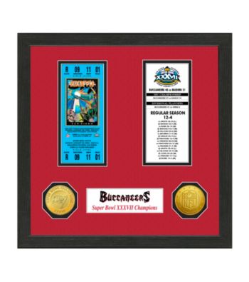 Tampa Bay Buccaneers SB Championship Ticket Collection by Highland Mint